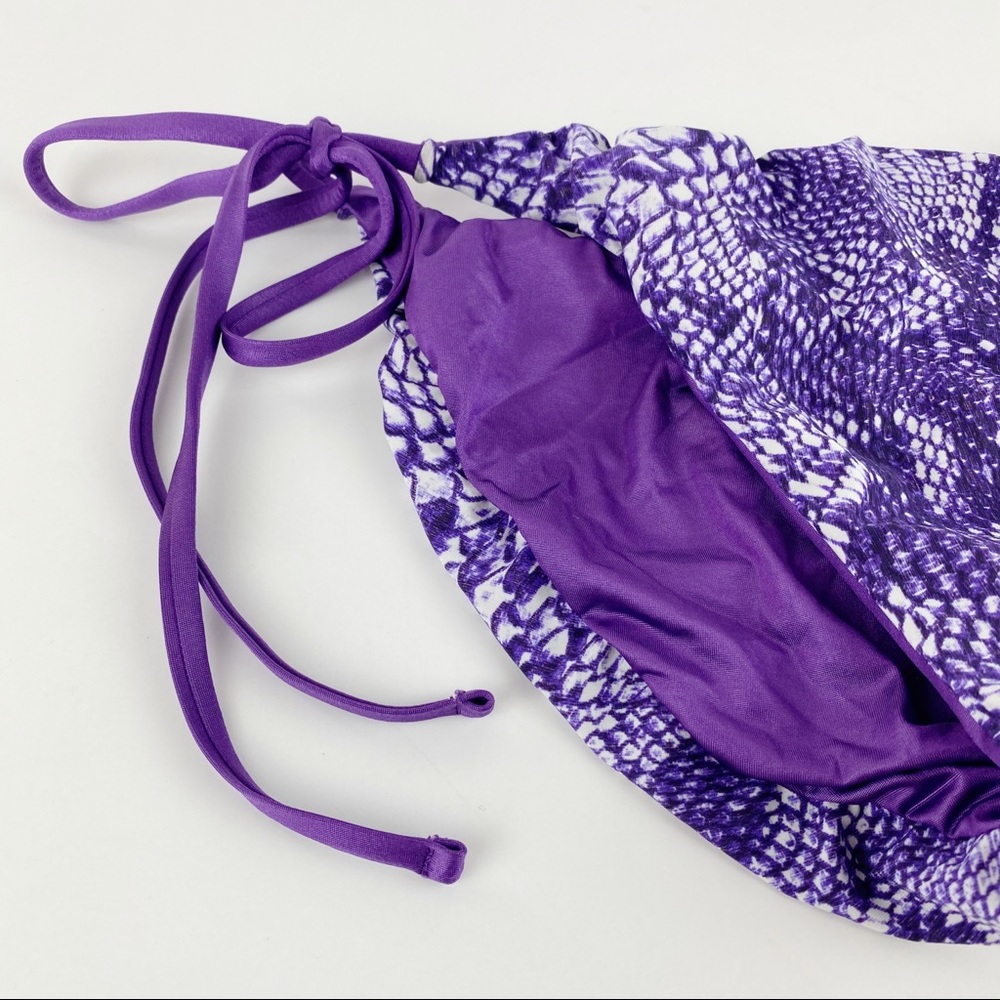 Beach Bunny Bikini Rendezvous Purple Python Bikini Set RARE - Picture 8 of 11